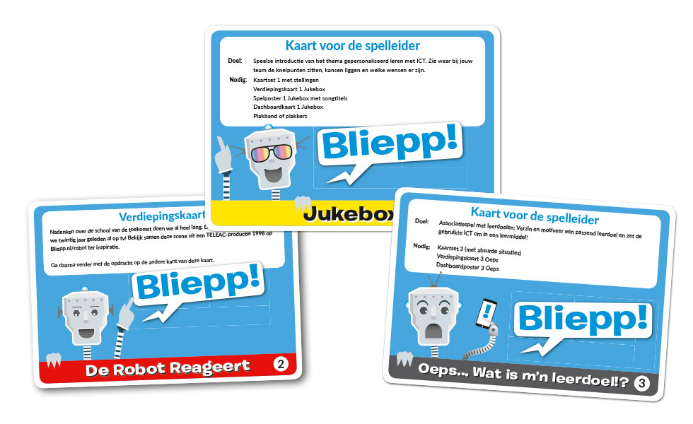 teamspel bliepp spelleiderskaarten